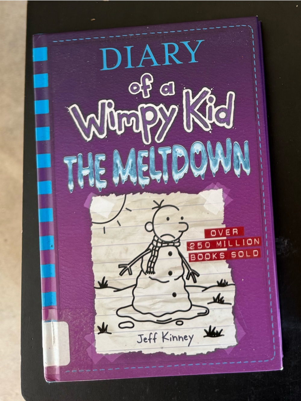 Diary of a Wimpy Kid: The Meltdown - Purple and Blue Hardcover